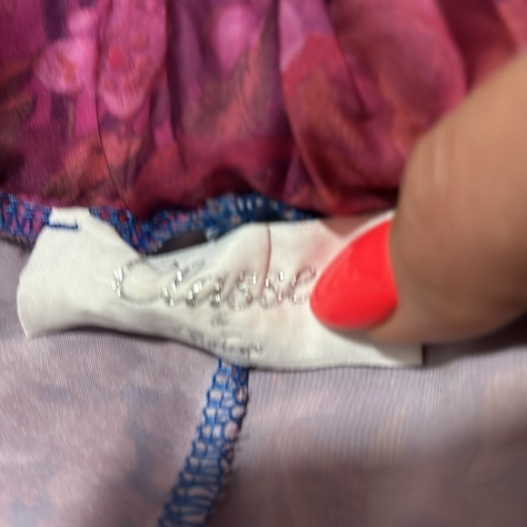 Floral Print Satin pants - Picture 7 of 8